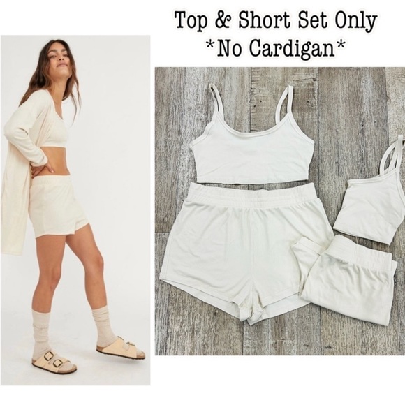 NWOT Free People | Cozy Does It Short & Tank Set Only | Small - Picture 10 of 11